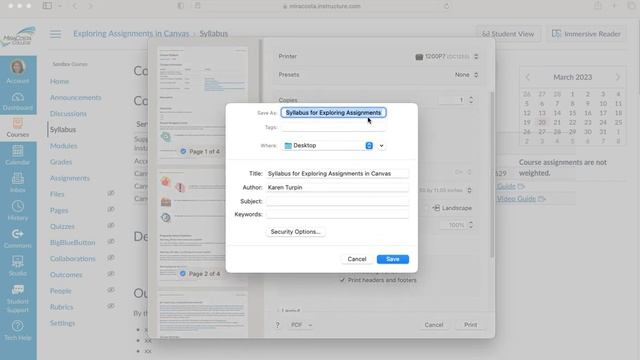 Canva Print to PDF (Safari Web Browser on a MAC) смотреть онлайн