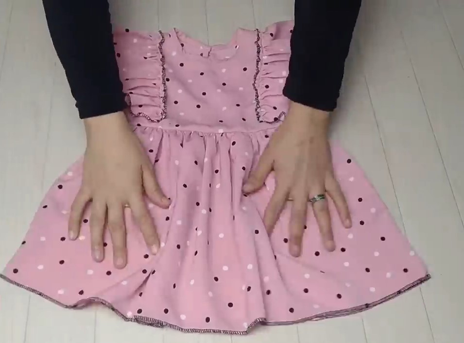 Праздничное детское платье ,всего из полуметра ткани смотреть онлайн