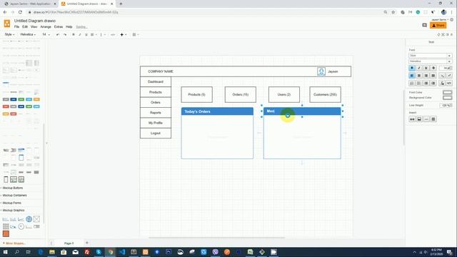 Creating Wire frame Application Using Draw.io смотреть онлайн