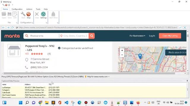How to scrape manta.com listings to obtain contact information | Address | Telephone | Website смотреть онлайн