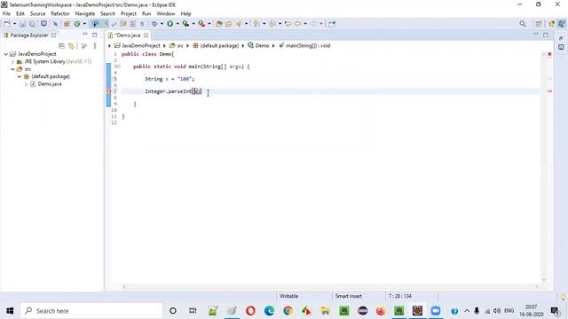 Java Interview Questions #27- Converting integer value stored in String format to its actual type смотреть онлайн