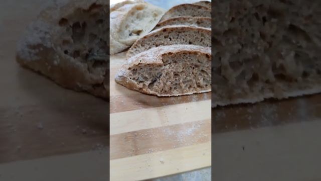 чиабатта с маслинами #Shorts