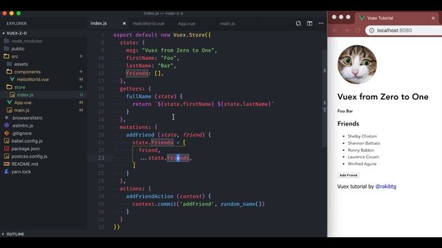 Vuex Tutorial - Vuex Crash Course смотреть онлайн