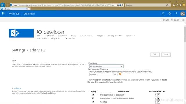 SharePoint Tutorial - Modify UI elements with JavaScript смотреть онлайн