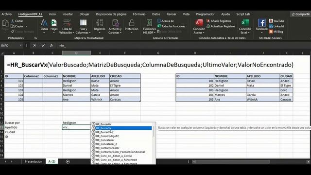 Función UDF BuscarV realizado con lenguaje vba para Excel 2003 hasta 2019 смотреть онлайн
