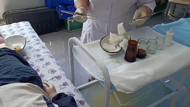 Обработка чистой и загрезненной раны смотреть онлайн