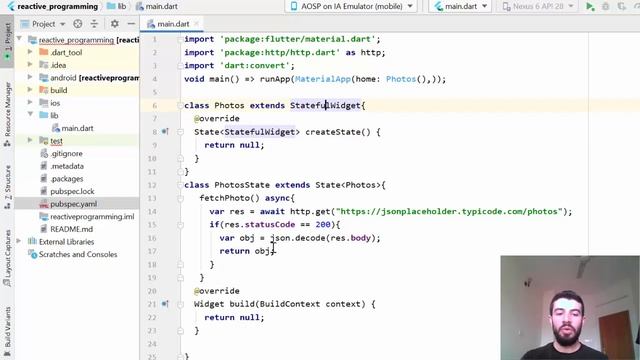 4 Fetching data from API and display it using FutureBuilder and Listview builder смотреть онлайн