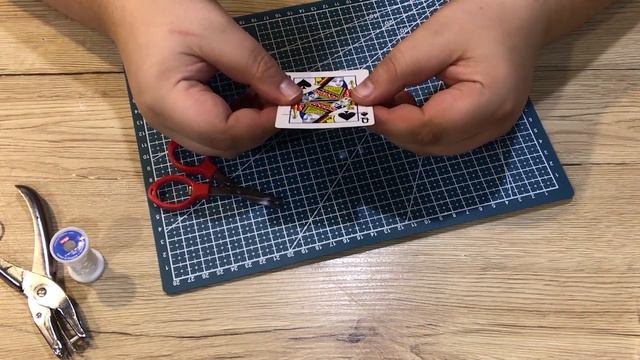 Learn how to perform CARD HOLE Magic Trick смотреть онлайн