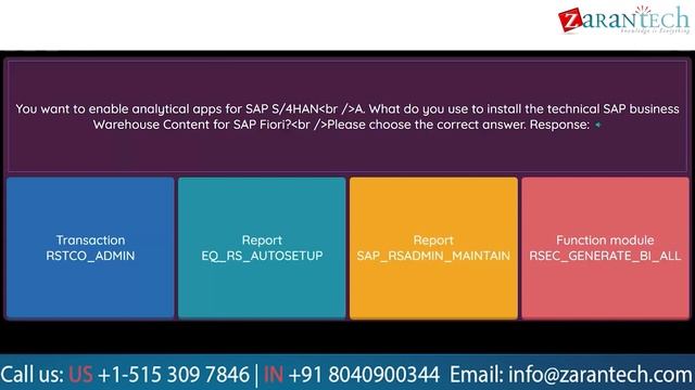 C_FIOAD_2020 - SAP Fiori System Administration (90 Questions) | ZaranTech DotCom смотреть онлайн