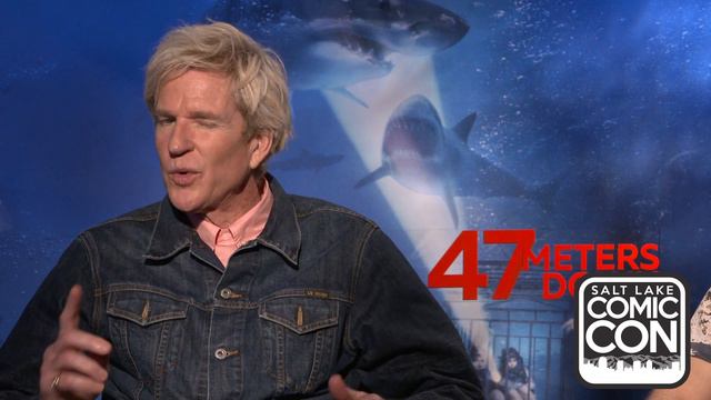 Exclusive interview with Matthew Modine & Yani Gellman for 47 Meters Down смотреть онлайн