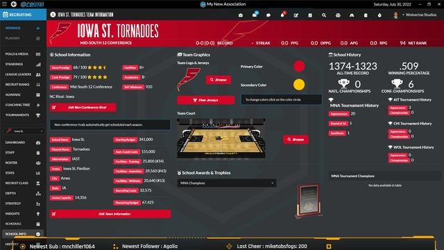 Developer Dynasty - Draft Day Sports: College Basketball 2023 смотреть онлайн