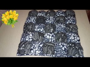 Как сшить подушку-сидушку на стул