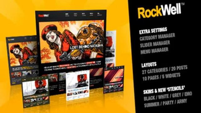 RockWell - Portfolio & Blog WordPress Theme Nulled Download Working смотреть онлайн