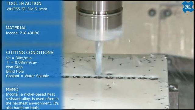 Carbide Drill for up to 55HRC: WHO55 смотреть онлайн