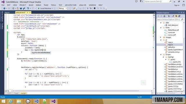 12. Loading data from a JSON file смотреть онлайн