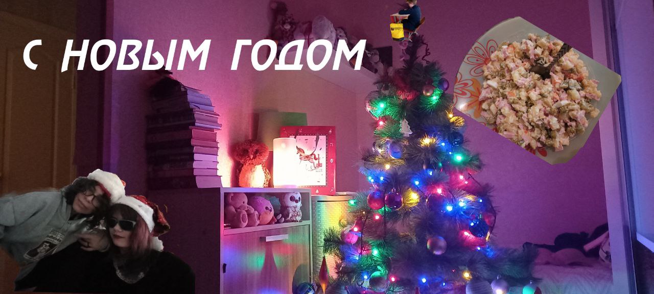 последние дни в школе. новый год. друзья и поездка к саше