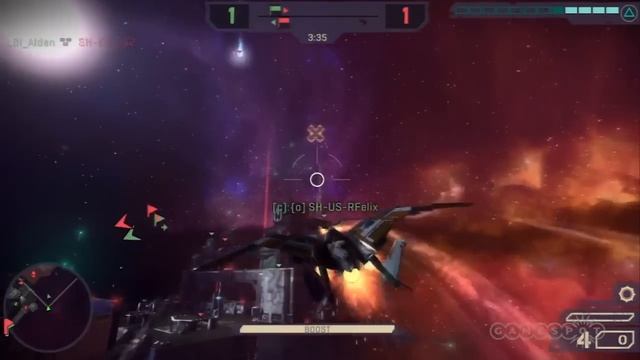 Starhawk - Hawk Space Combat in Multiplayer Gameplay (PS3) смотреть онлайн