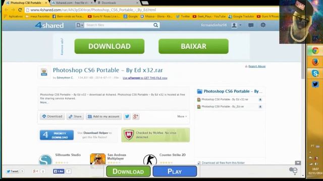 Tutorial PhotoShopCS6 #1 Baixando e Instalando смотреть онлайн