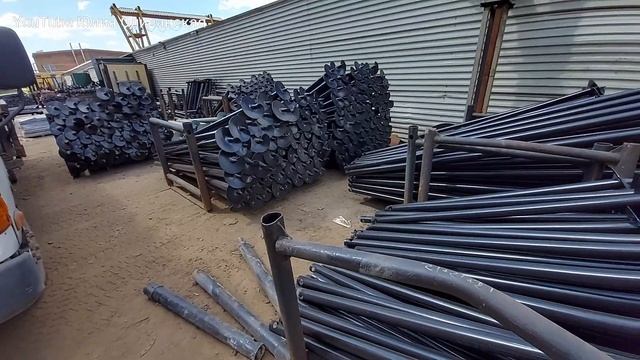 # 9. Забор СВОИМИ РУКАМИ. Купили сваи, вороток, рычаг. Разметка границы, установка свай. МФЦ смотреть онлайн