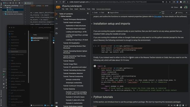PuMA V3 Tutorial - pumapy: PyCharm and Jupyter Lab setup смотреть онлайн
