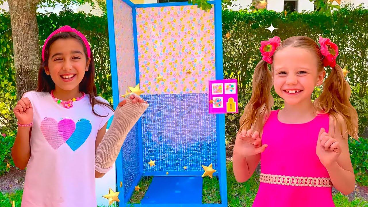 Настя и Ева нашли настоящий магический душ смотреть онлайн