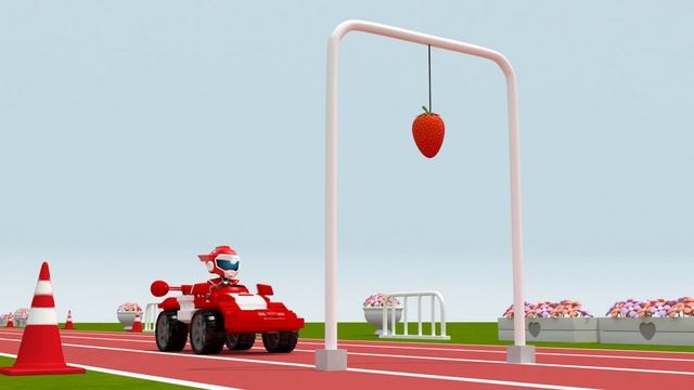 Learn colors with Miniforce | Fruit racing game | Color play | Mini-Pang TV 3D Play смотреть онлайн