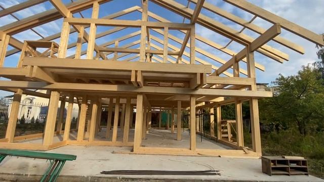 Фахверк Сборка дома смотреть онлайн