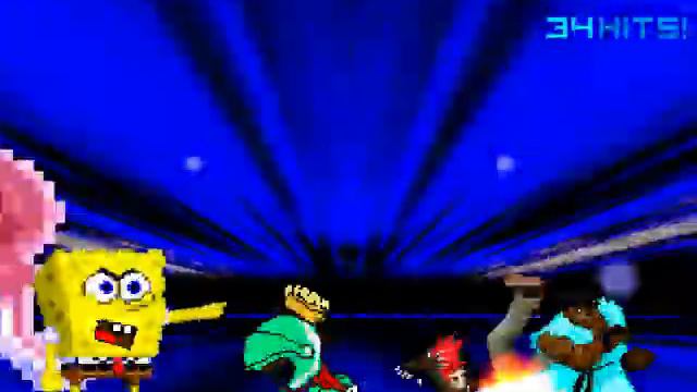 MUGEN Request: Benimaru & Marvin Vs Neo Zekrom V2 & Spongebob V2 смотреть онлайн