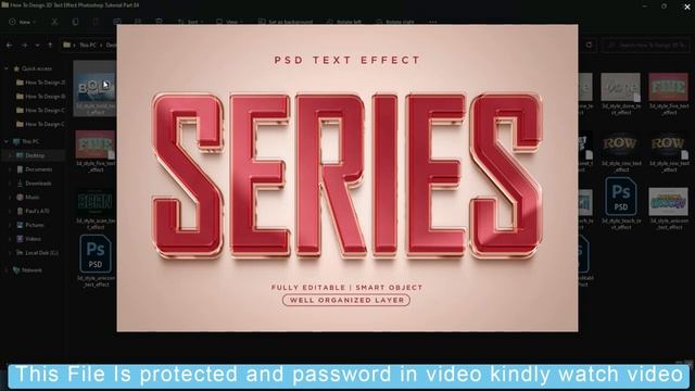 50+ 3D Text Effect in PSD Photoshop Tutorial Part 84 смотреть онлайн