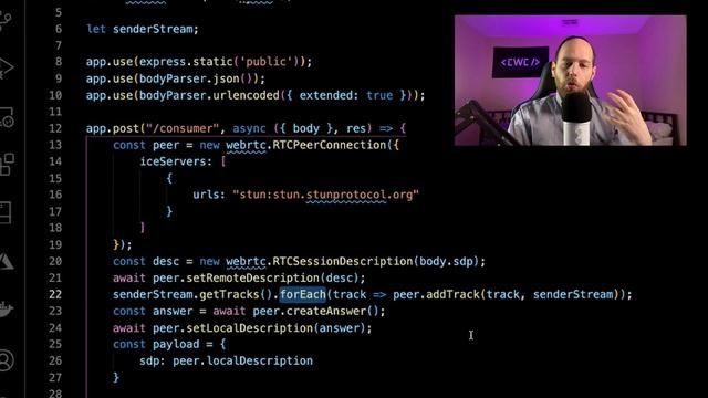 WebRTC One To Many Broadcast (SFU) смотреть онлайн