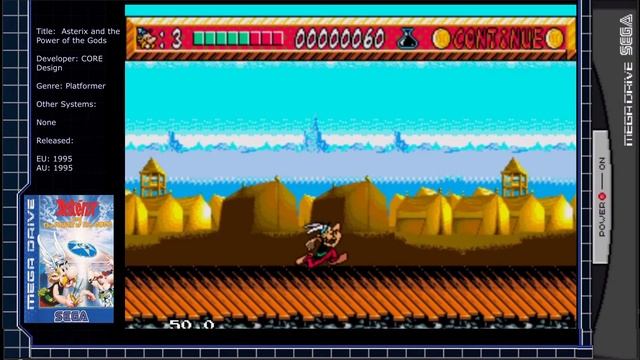 Asterix: and the Power of the Gods | Sega Mega Drive / Genesis A-Z Review / Lets Play #29 | смотреть онлайн