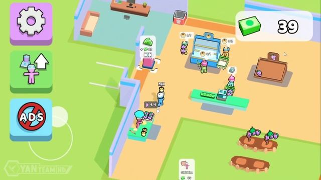 SHOP FEVER Supermarket Tycoon - Gameplay Part 1 Run Your Cake Shop (Android,iOS)