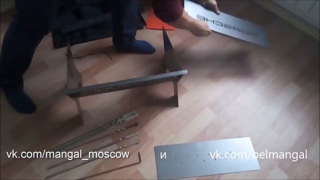 Мангал с логотипом обзор комплекта, инструкция по сборке смотреть онлайн