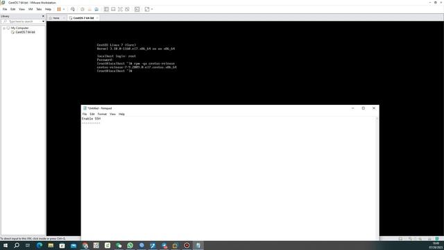 How to Install CentOS in VMWare Workstation Pro and Enable ssh service смотреть онлайн