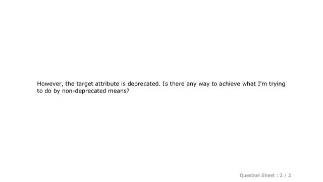 HTML : Non-deprecated equivalent of form target="..." смотреть онлайн