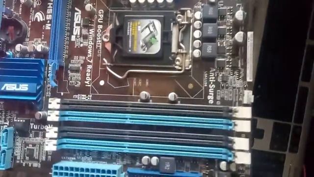 Посылка с aliexpress (материнская плата ASUS P7H55 M Socket LGA 1156) смотреть онлайн