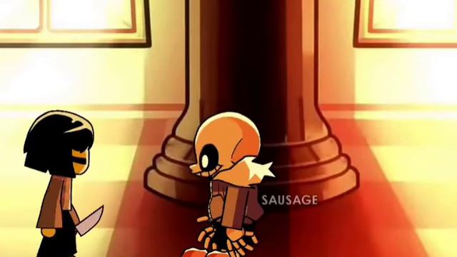SANS VS FRISK UNDERTALE [DC2 ANIMATIONS SUPER SONIC] смотреть онлайн
