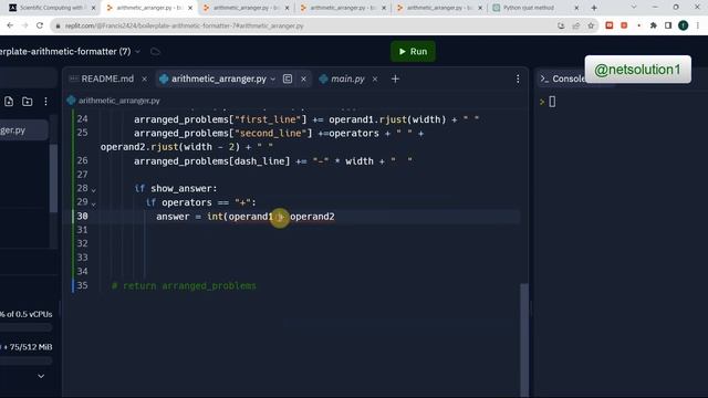 Arithmetic formatter смотреть онлайн