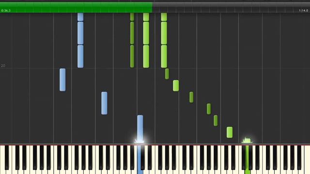Imperial March Piano Tutorial смотреть онлайн