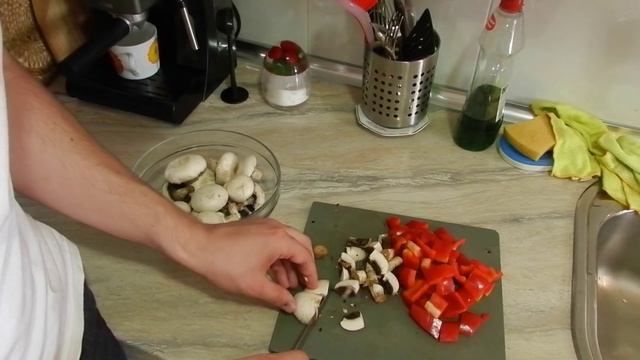 ВОК (WOK) - Китайский ресторан дома, рисовая лапша со свининой и овощами )