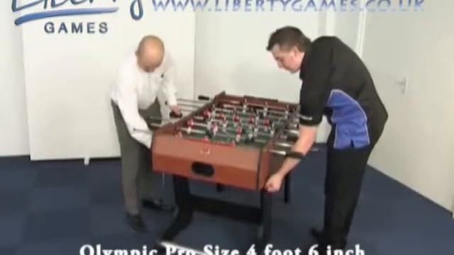 BCE Olympic Pro Size 4 foot 6 inch Folding Football Table Style HFT-5N смотреть онлайн