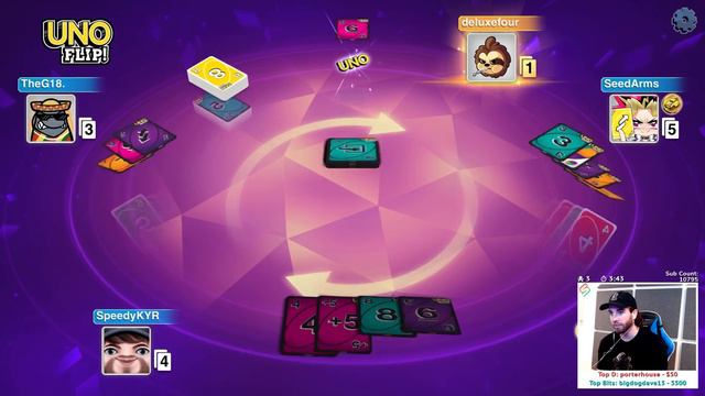 UNO Flip with The Crew! смотреть онлайн