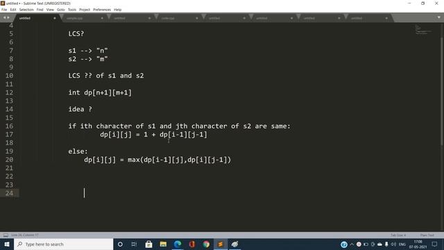 Delete Operation for Two Strings | Dynamic Programming | 583 LeetCode | LeetCode Explore | Day 07 смотреть онлайн