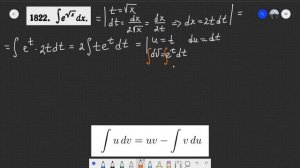 #1822 Номер 1822 из Демидовича | Неопределённый интеграл