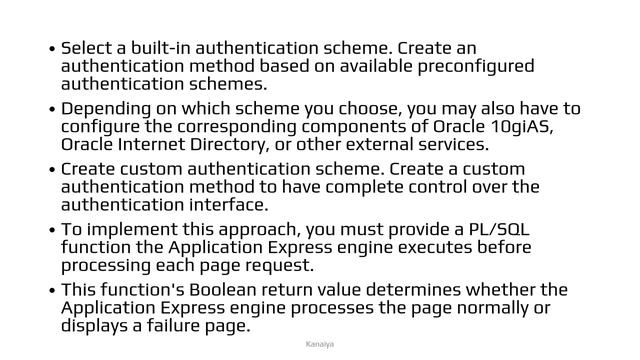 What Is an Authentication and Types in Oracle Apex смотреть онлайн