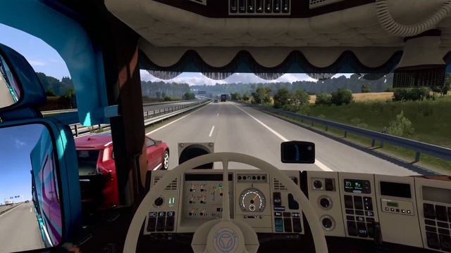 Scania 164L 580V8 Hamburg - Rostock Promods ETS2 Realistic Drive смотреть онлайн