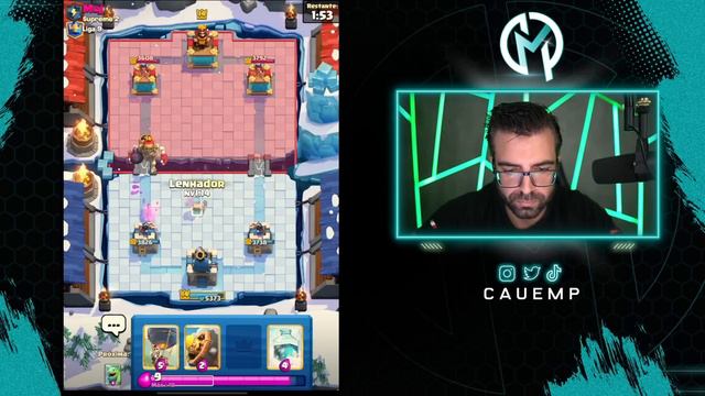 USEI O DECK DO TOP 2 DO CLASH ROYALE! BALÃO COM GELO смотреть онлайн