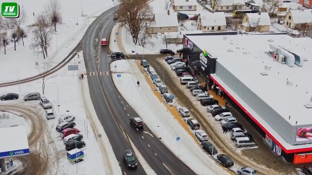 Новый торговый центр открыт. Ул. Стацияс. смотреть онлайн