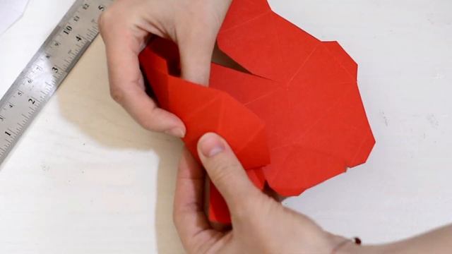 Как сделать сердце из бумаги на 14 февраля очень просто смотреть онлайн