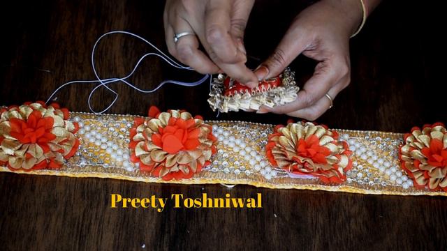 Designer Toran Making// Bandanwar , Door Hanging || How to DIY смотреть онлайн